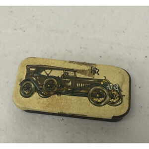 Potpourri Press Rolls-Royce Pill Box Tin Container Tin Antique Car Cover